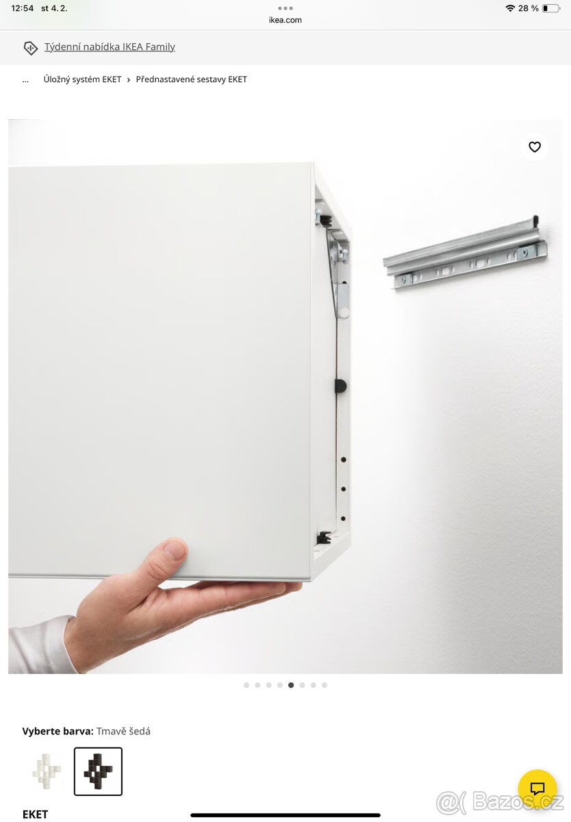 Knihovna Ikea Eket - 3