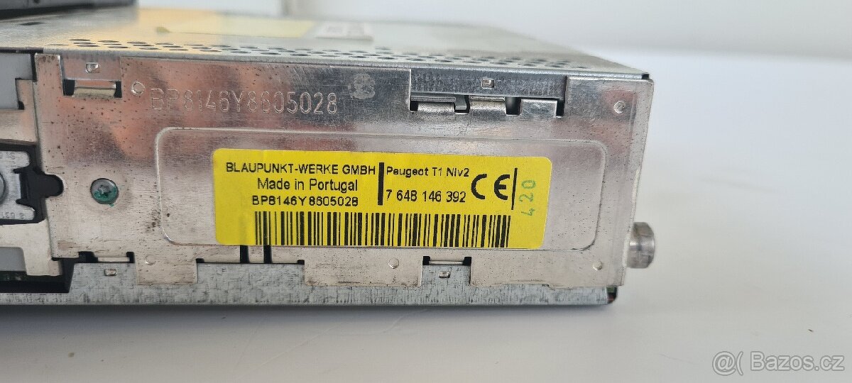 Originální autoradio blaupunkt peugot 206 - 3