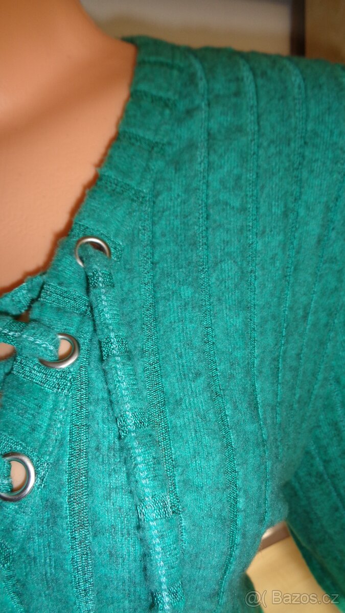 Zelená halenka vel.přibl.48 NOVÁ - 3