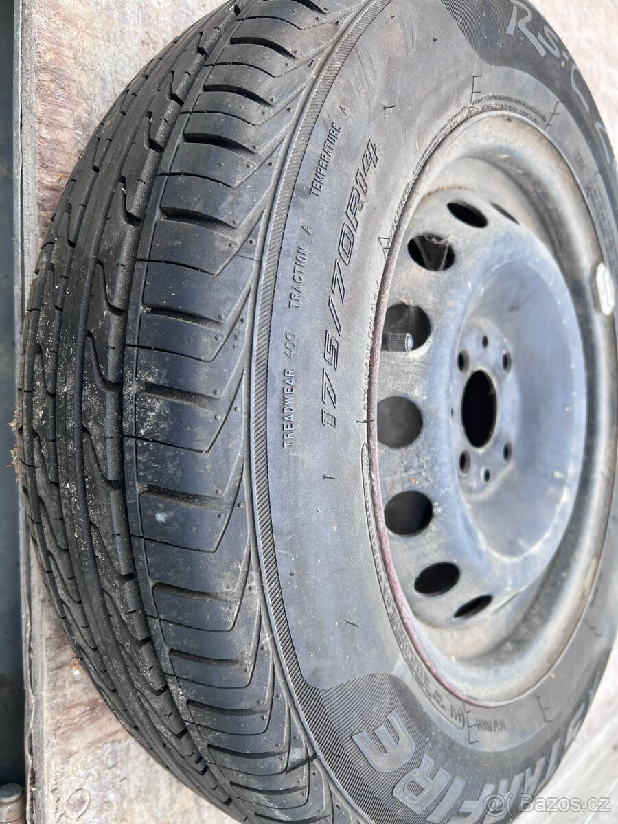 pneu STARFIRE 175/70 R14 84T NA OCEL. DISKU , rozteč 100 - 3