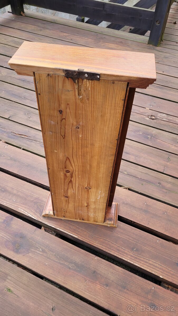 Skříň na hodiny - vitrína sběratel - masiv dřevo - 3