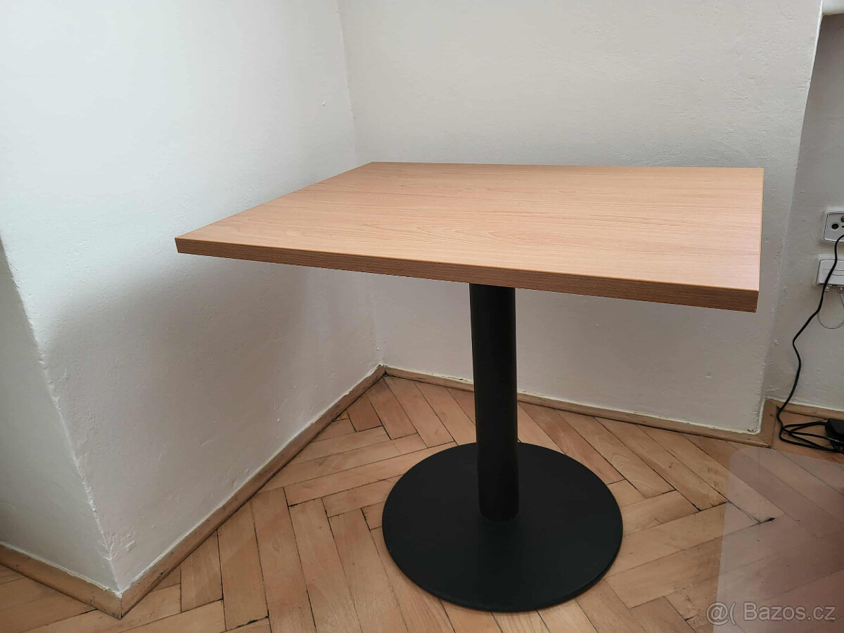 Barový čtvercový stůl s jednou nohou - 3