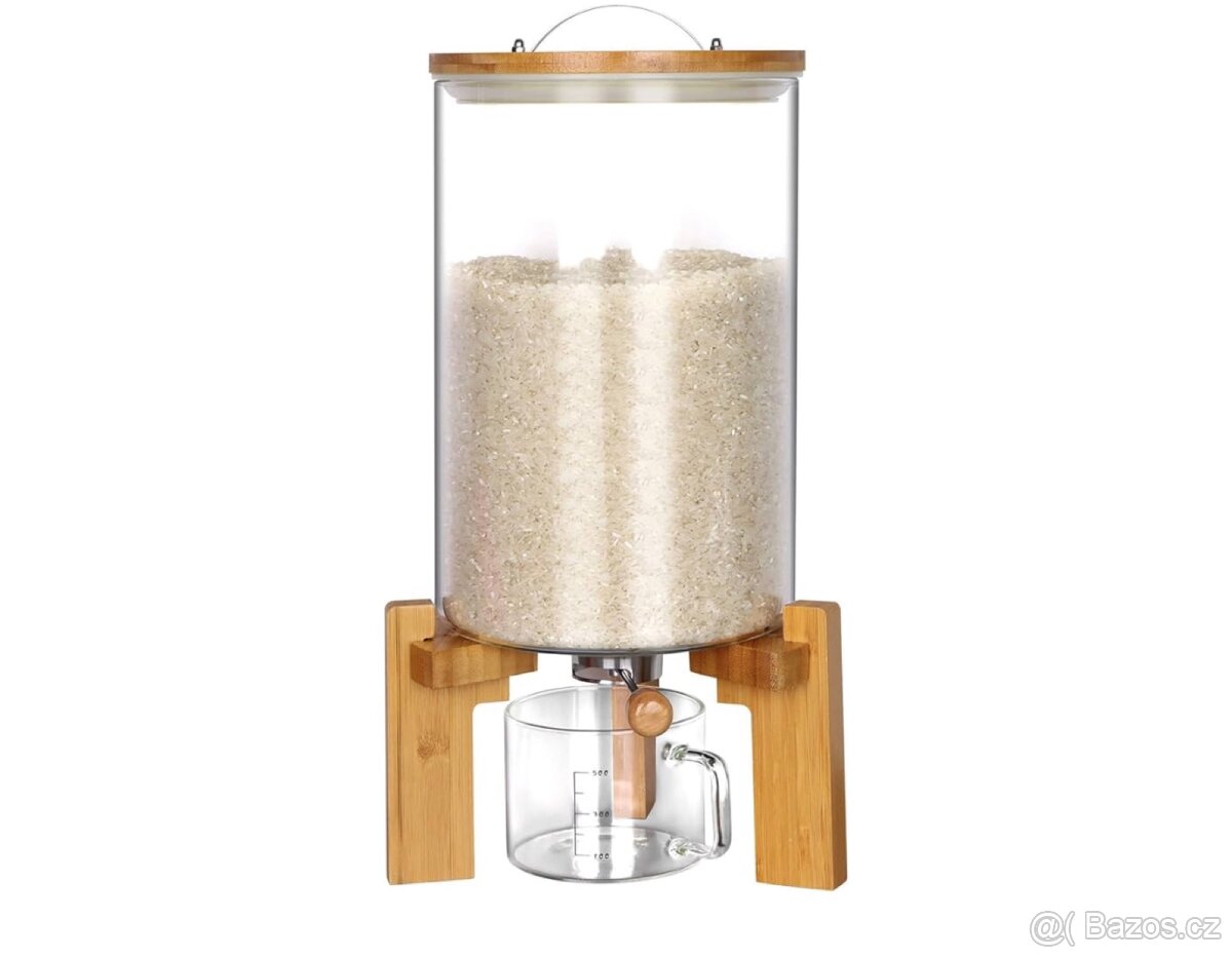 Velký skleněný zásobník 7,5l - 3