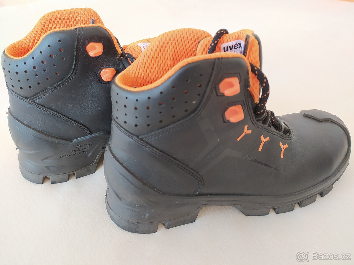 Špičkové kotníkové pracovní boty UVEX vel. 39 - 3