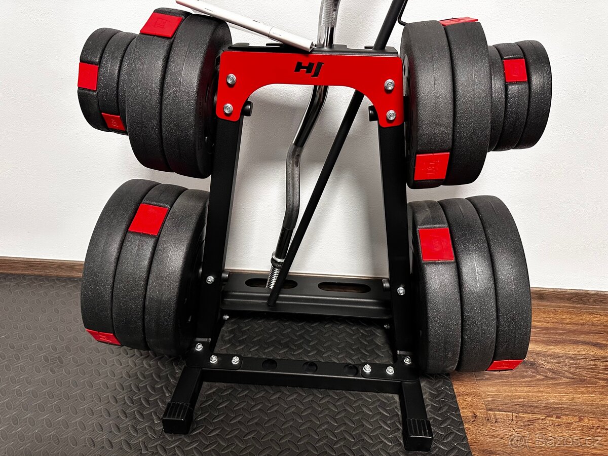 Posilovací stroj sada 135kg - 3