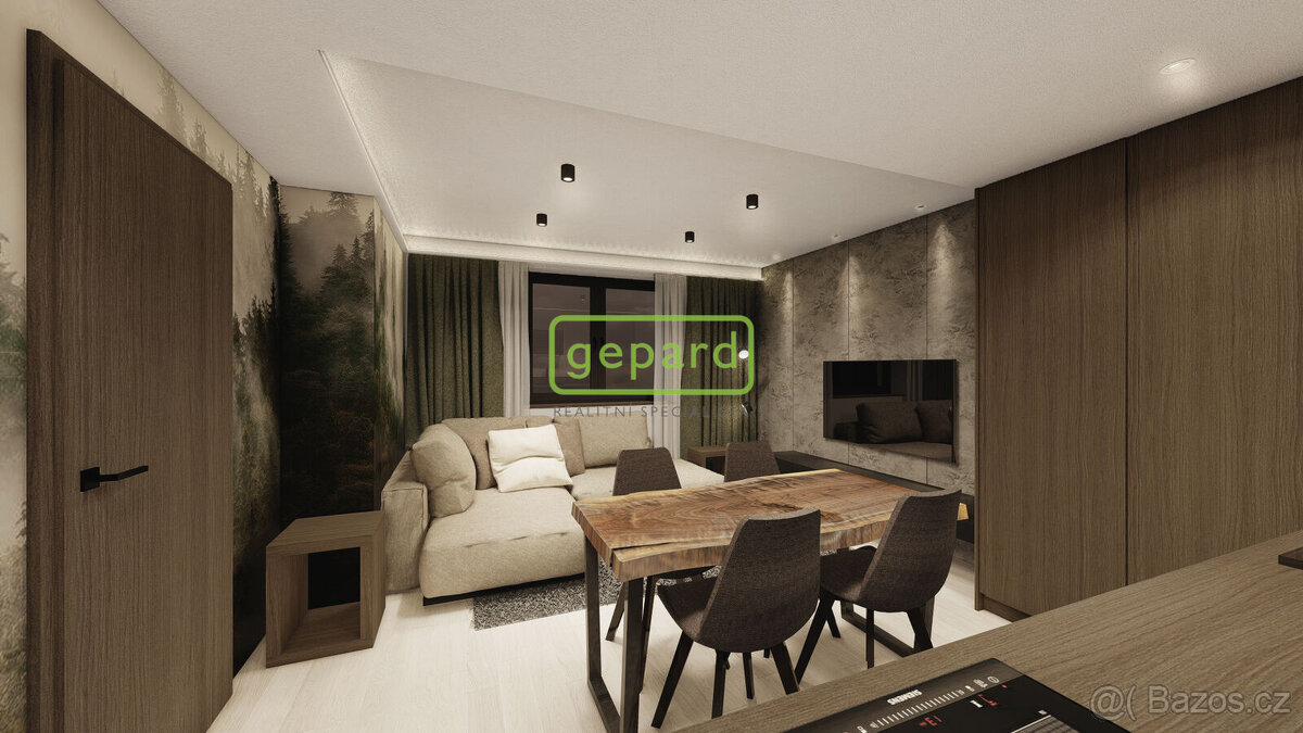 Prodej bytu 2+kk, 43,96m2,se saunou, Rýmařov, okres Bruntál - 3