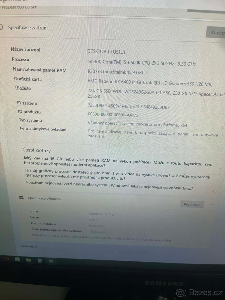 Herní pc HP prodesk - 3