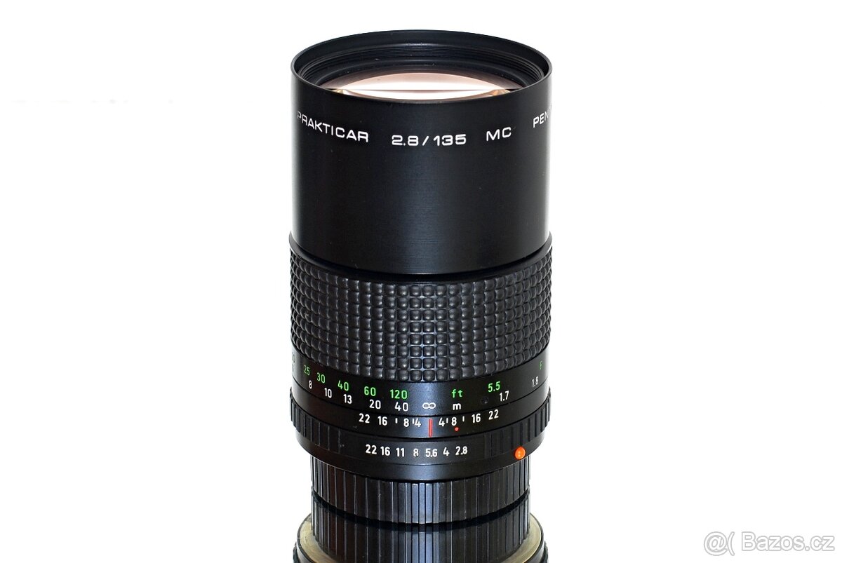 Prakticar B MC 2,8/135mm Pentacon TOP STAV - 3