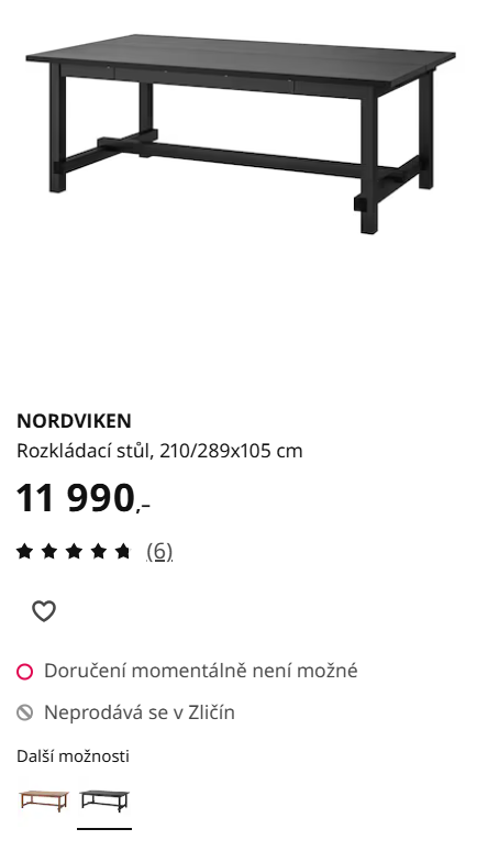 Nabízím k prodeji udržovaný a velmi prostorný kuchyňský stůl - 3