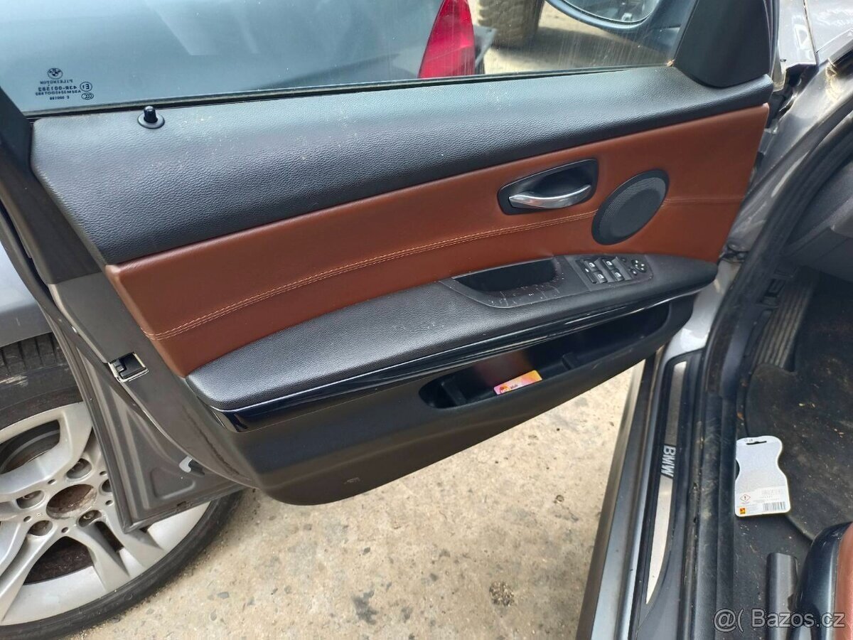 Hnědý kožený interiér E91 BMW komplet - 3