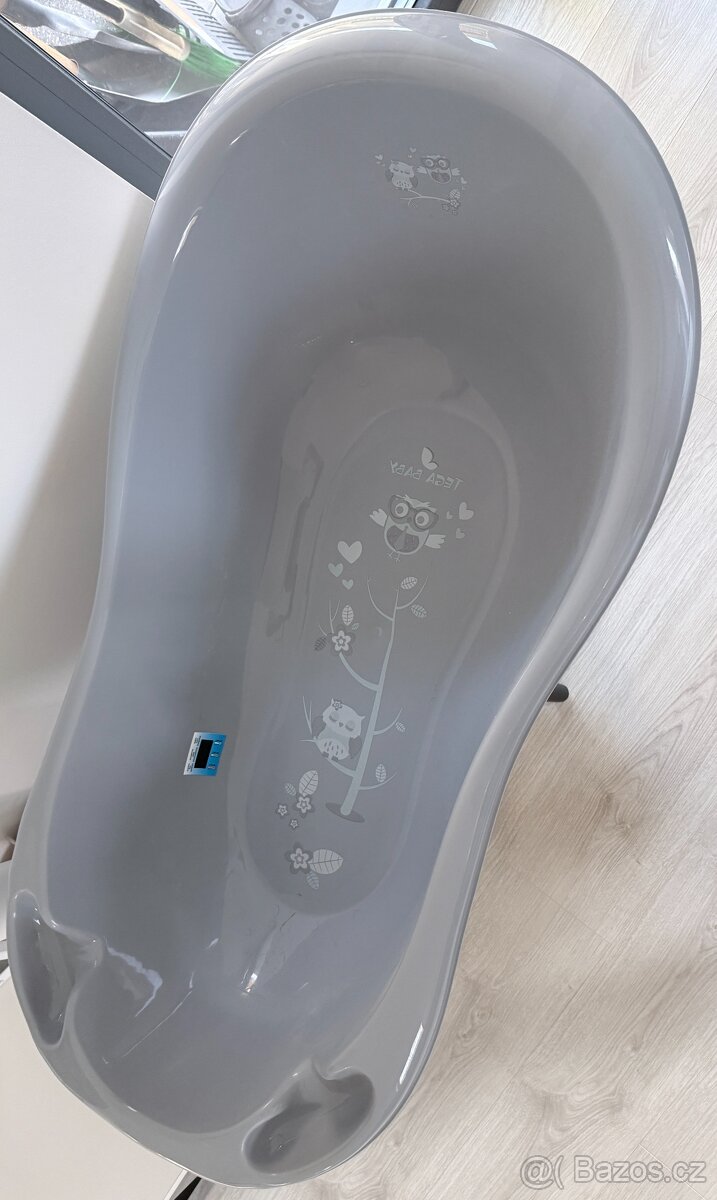 Dětská vanička s teploměrem – jako nová - 3