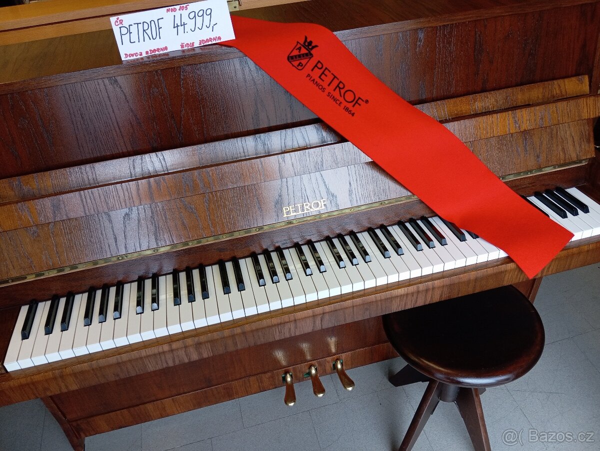 Prodáno/Petrof mod.105-Dovoz po ČR zdarma 24/7 - 3