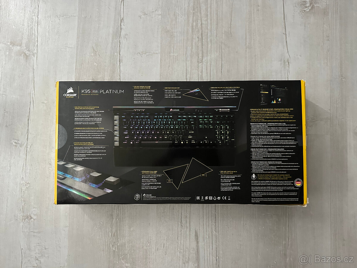 Herní mechanická klávesnice Corsair K95 Platinum RGB - 3