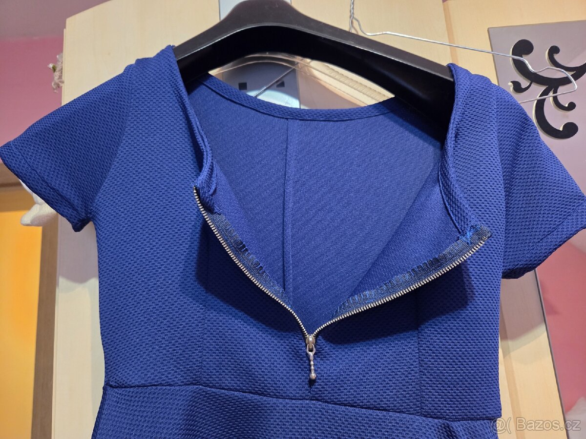 Modré šaty - 3