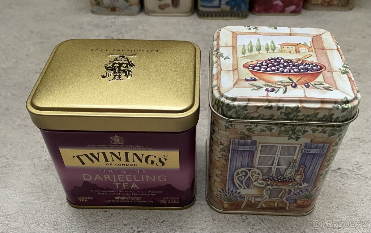 Plechové krabičky na čaj - 3