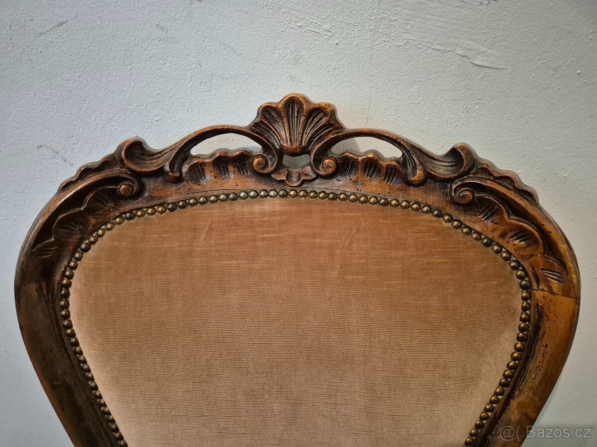 STAROŽITNÉ VIKTORIÁNSKÉ KŘESLO - 3