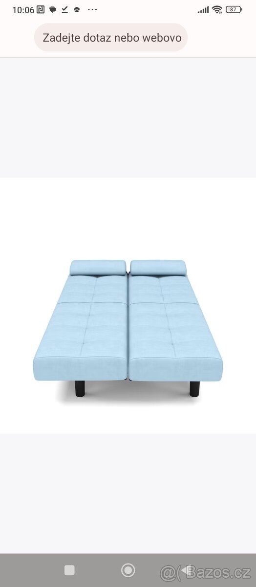 Nová multifunkční sedačka Linus v modré barvě - 3