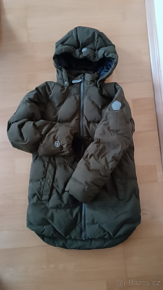 Bunda COLOR KIDS vel.128 dark olive - 3