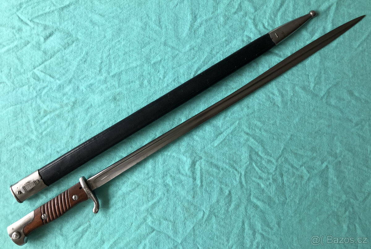 Exportní dlouhý bodák Mauser M1898 – Peru - 3