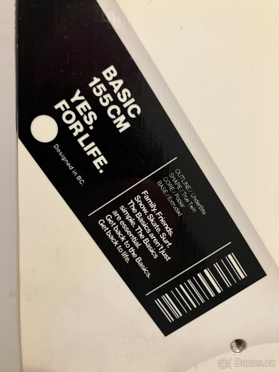 Snowboard značky YES 155cm - 3