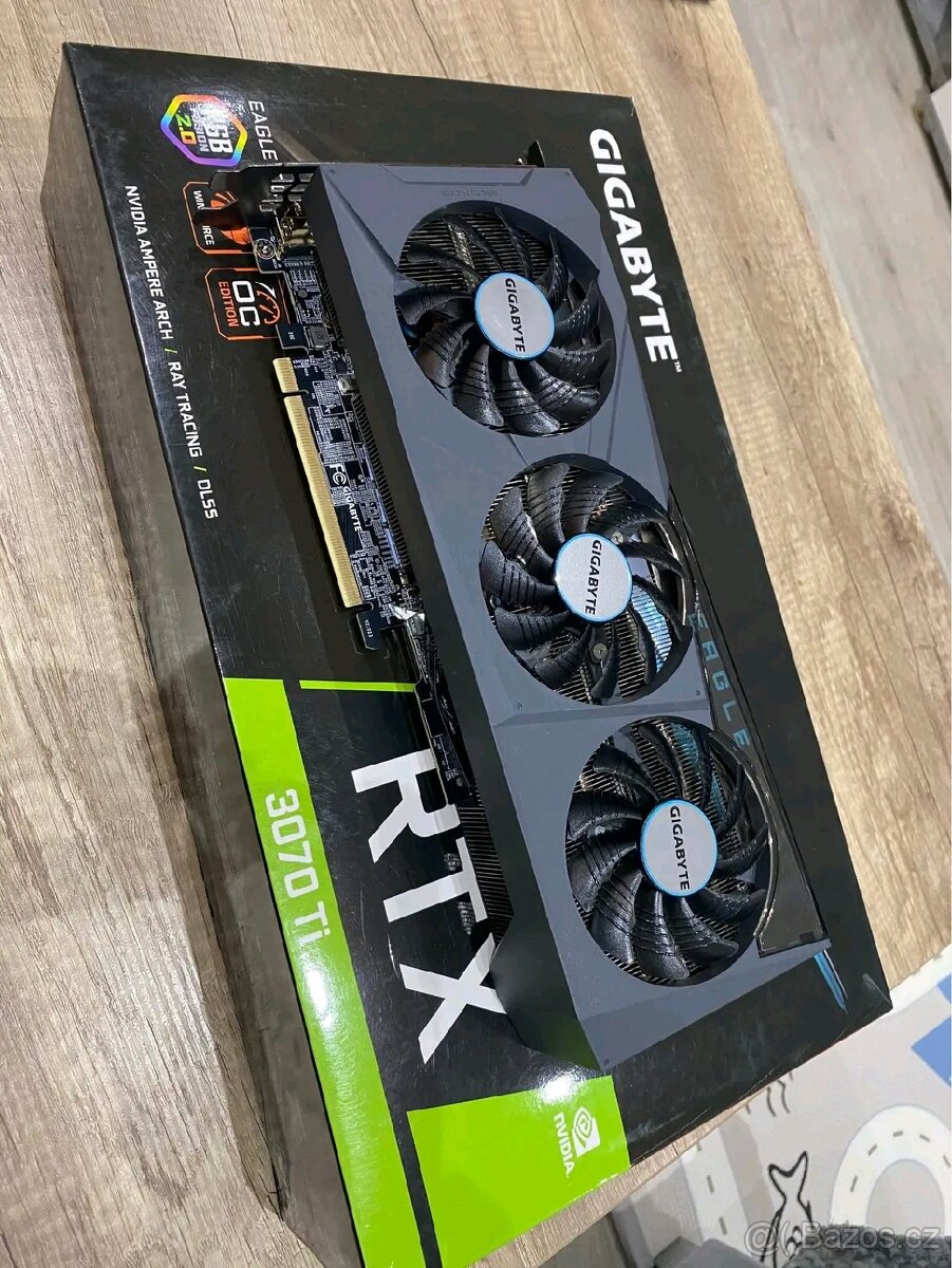 Grafická karta Gigabyte GeForce RTX 3070 Ti Eagle 8GB OC - 3