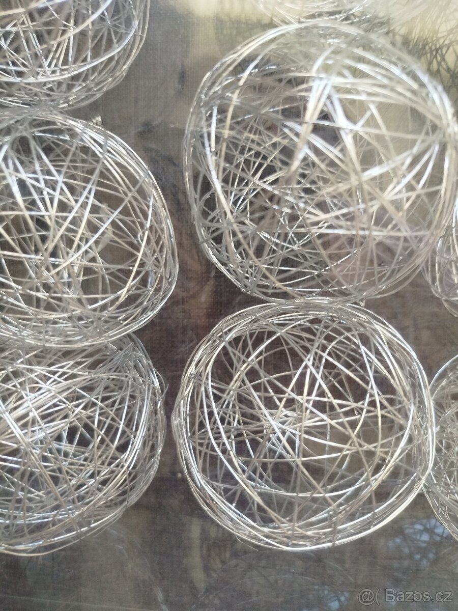 Drátěné dekorační koule - 3