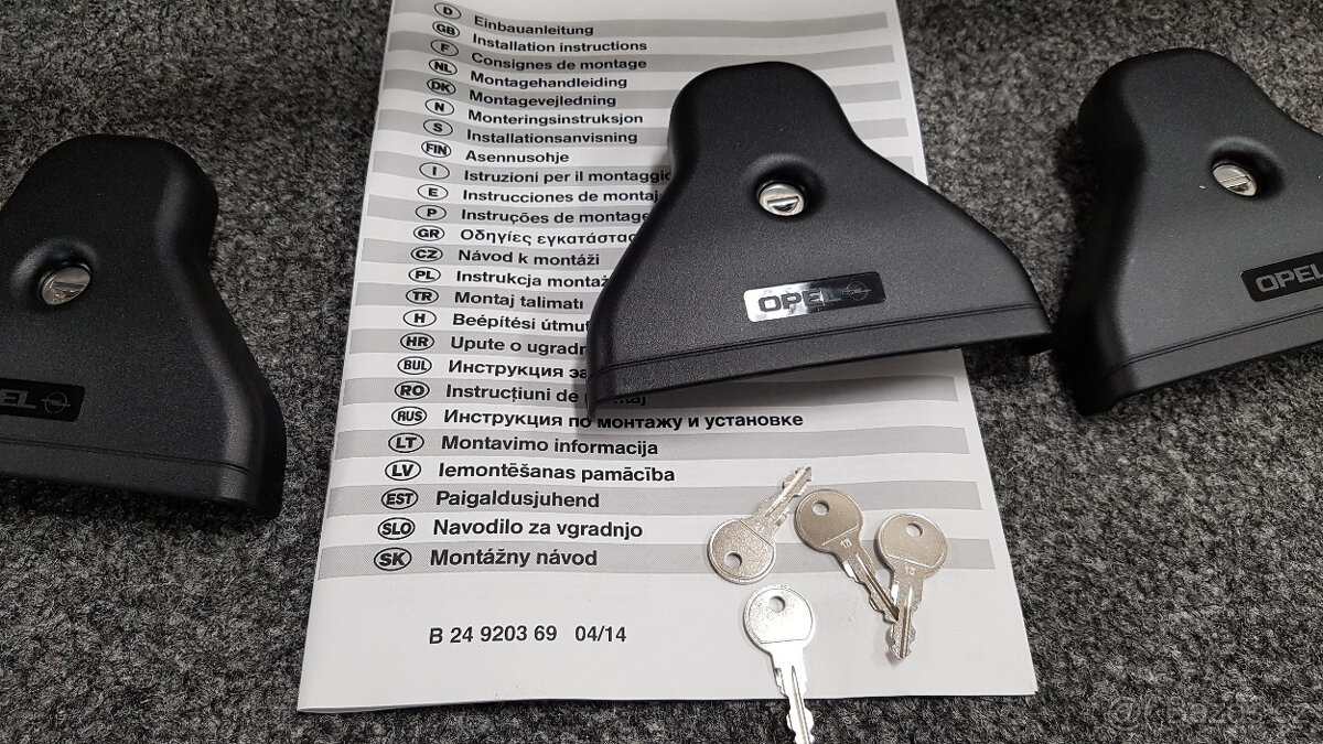 Příčníky Opel Corsa D, Corsa E, nové, originál - 3