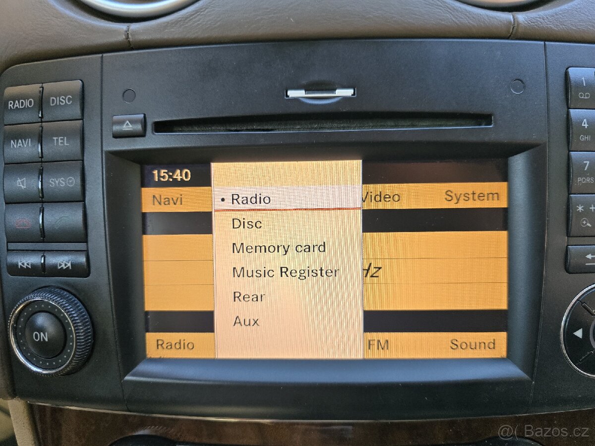 Navigace MERCEDES ML GL NTG 2.5 DVD/SD - 3