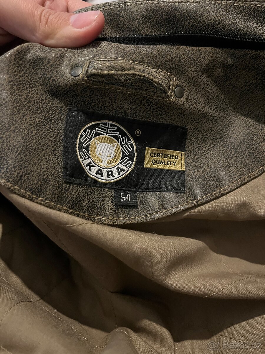 Kožený kabát KARA - 3