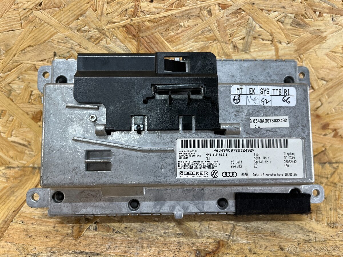 DISPLEJ MMI AUDI 4F0919603B - 3