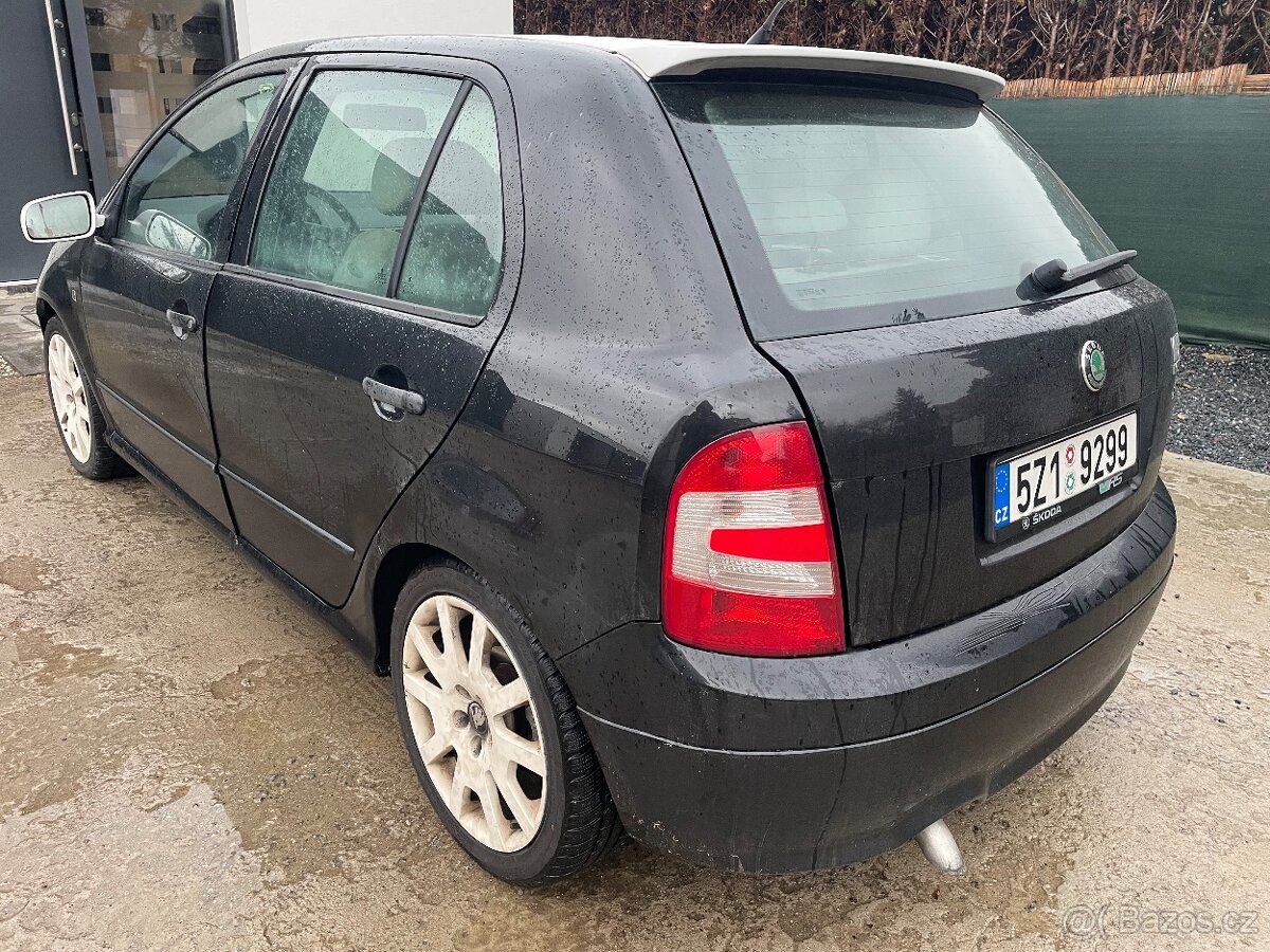 Škoda Fabia RS 1,9tdi lehce havarovaná odjezd po ose - 3