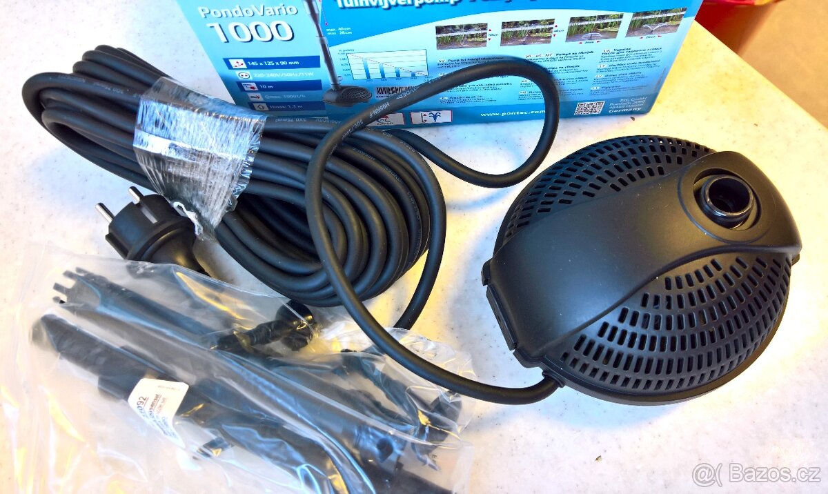 Fontánové čerpadlo Pontec Pondo VARIO 1000 - NOVÉ - 3