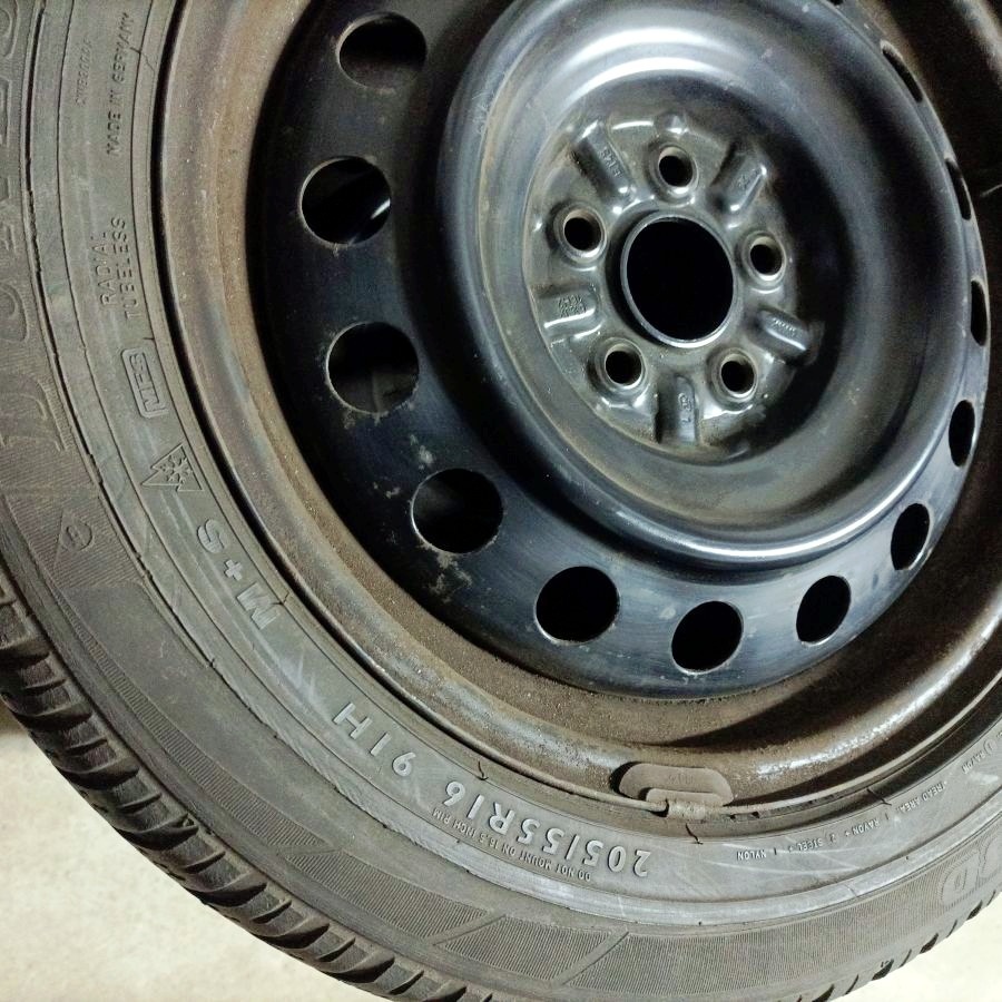 16" plechová kola – 5x100 – TOYOTA Disky: Plechové disky z - 3