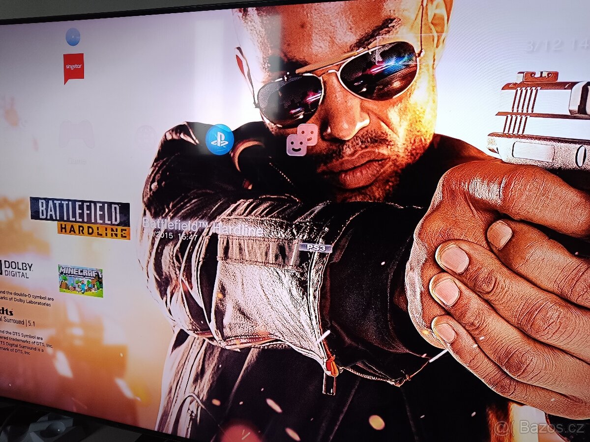 PS3 Slim 160GB, ovladač + hry (Minecraft) / Playstation 3 - 3