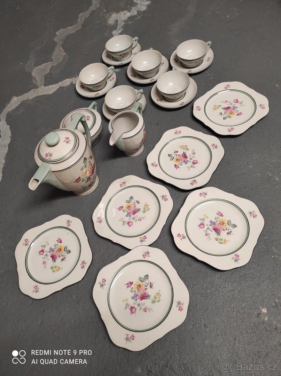 Porcelánový čajový servis - 3