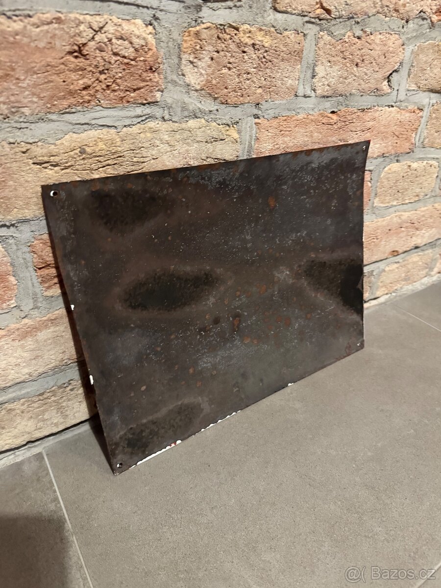 Smaltovana cedule - 3