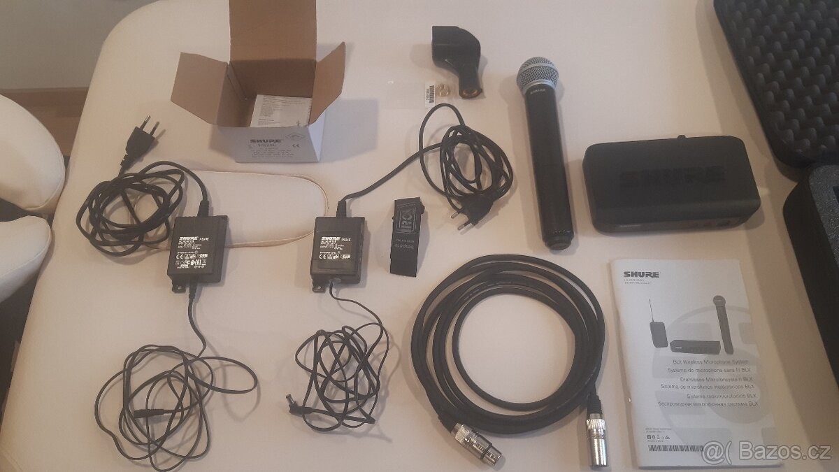 Shure BLX24E/SM58 Bezdrátový set H8E: 518-542 MHz - 3