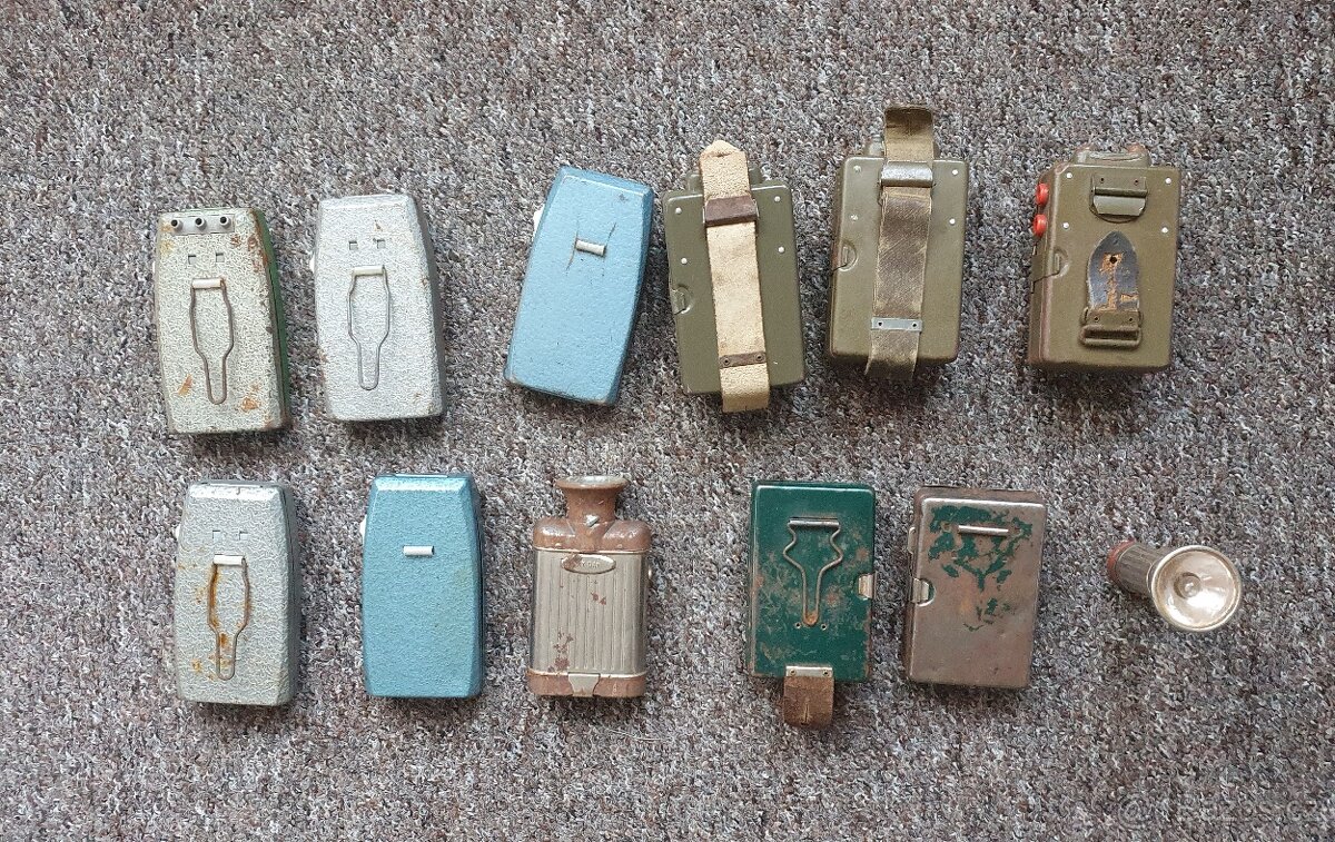 Svítilna - Sbírka starých baterek - 3