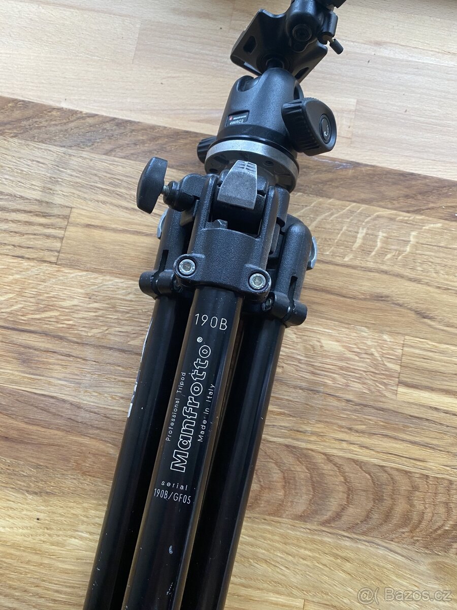 Manfotto 190B + kulová hlava 496RC2 - 3