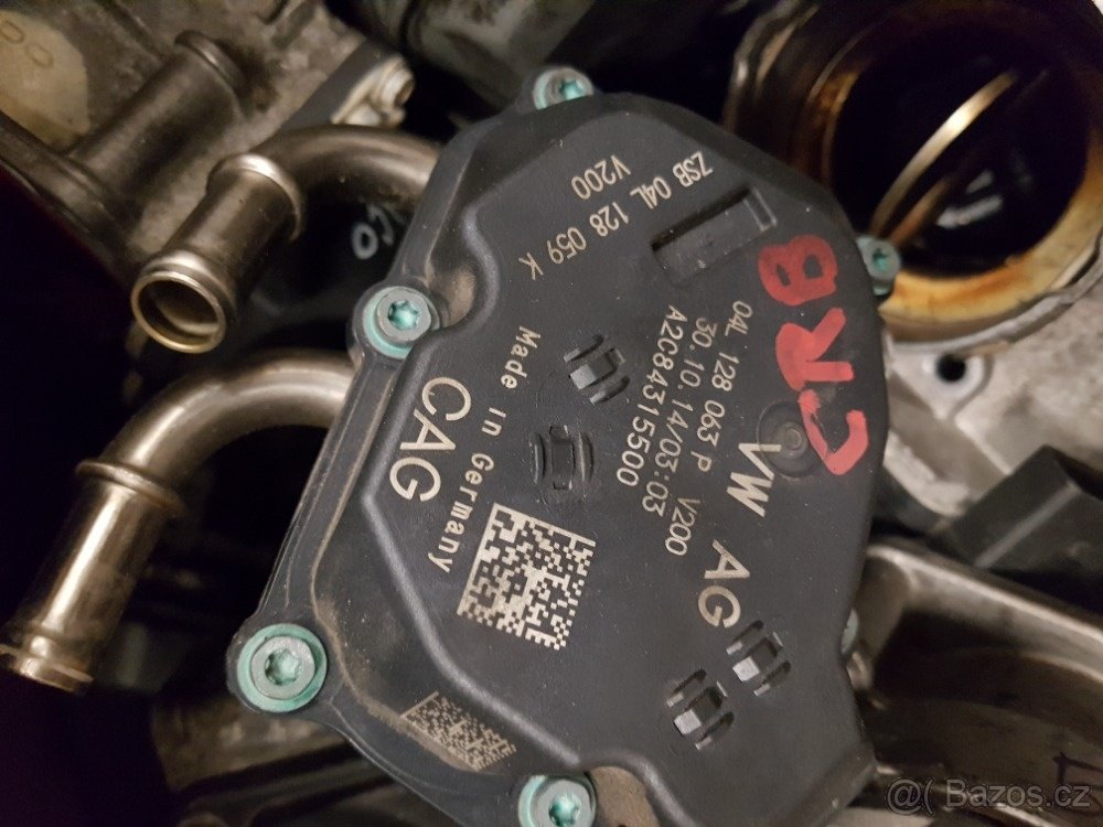 vw škoda klapka vzduchu eger ventil např 038128063G 03G 03L