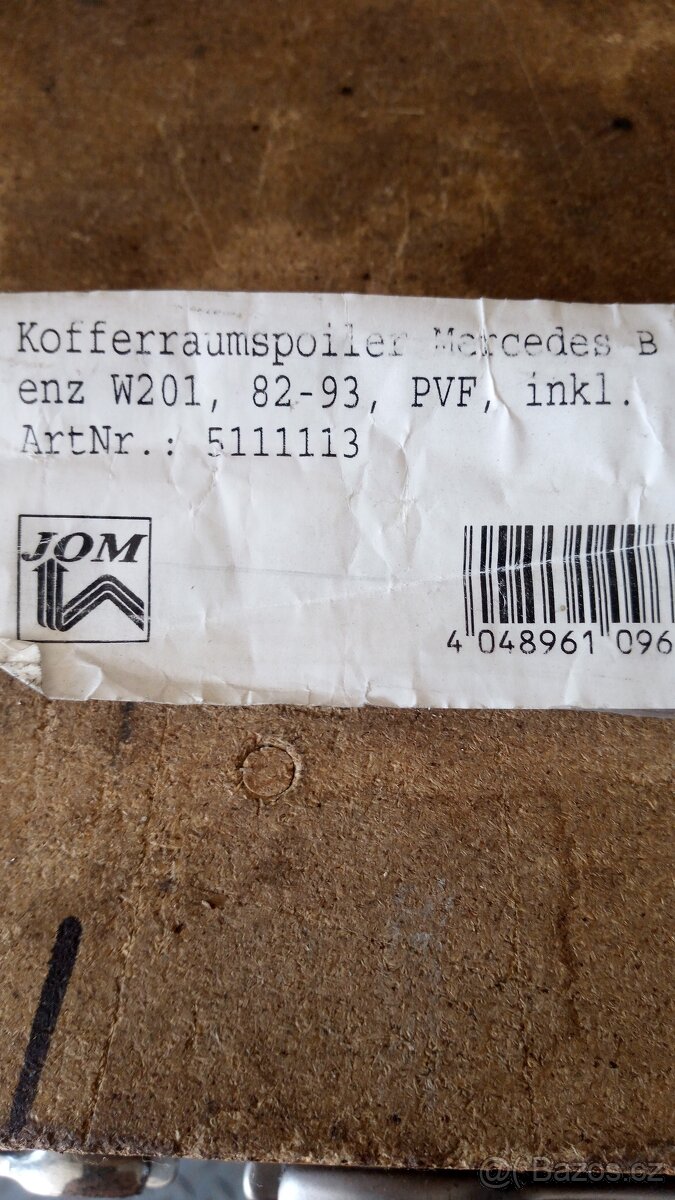 Spojler kufru W 201 82-93. - 3