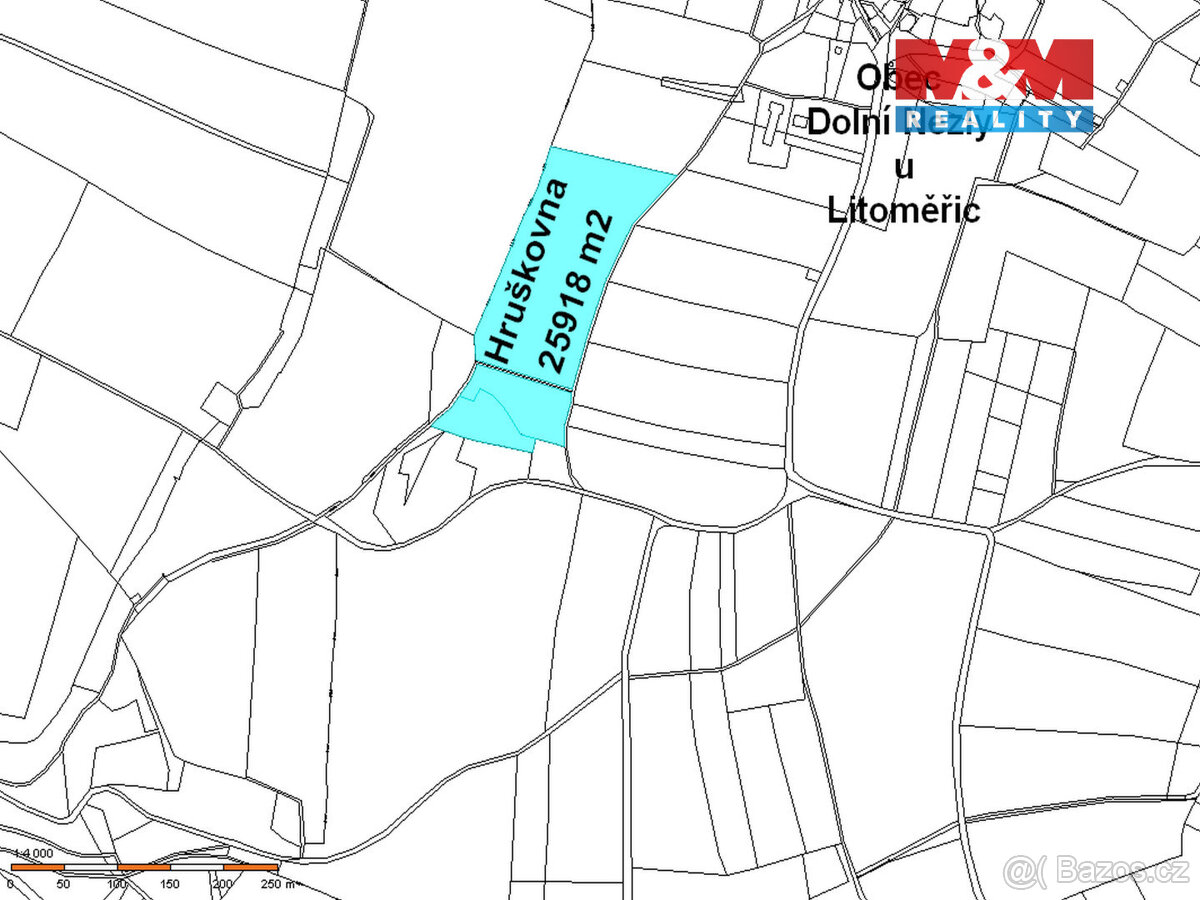 Prodej ovocného sadu, 25918 m², Dolní Nezly u Litoměřic - 3