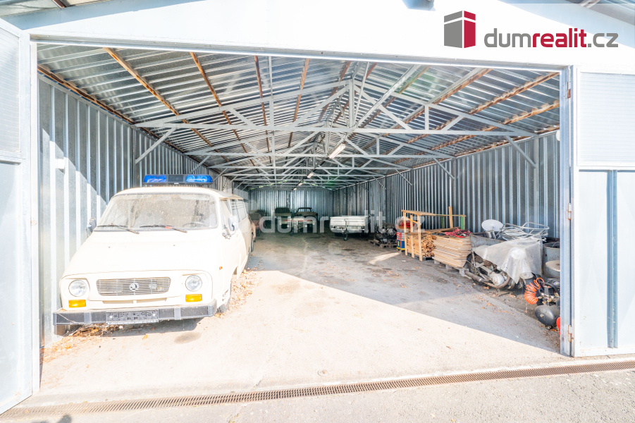 K pronájmu, skladovací plechová hala se zázemím a manipulačn - 3