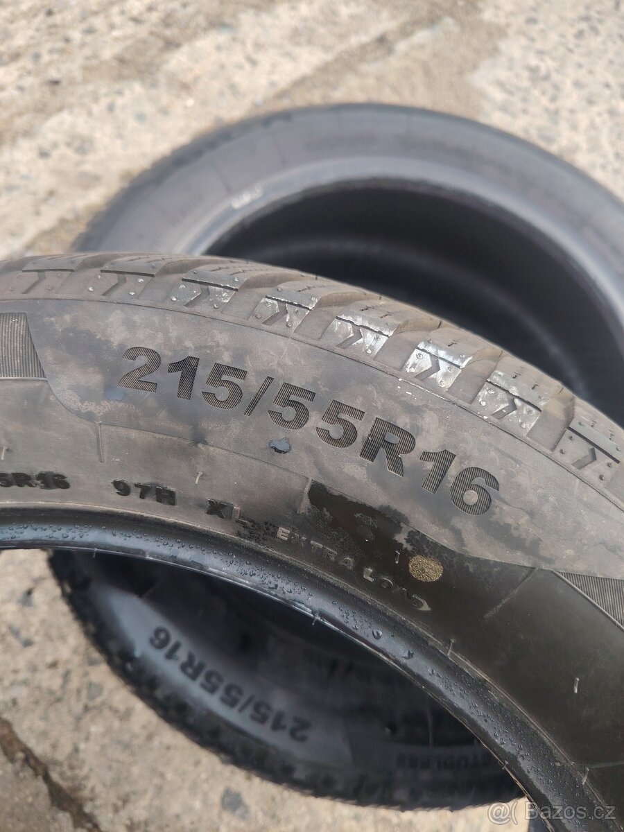 2 ks zimních pneu GITI 215/55 R16 - 3