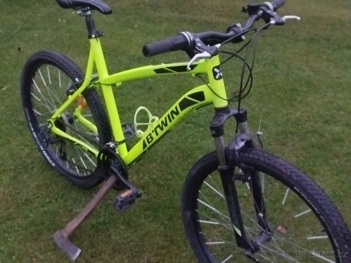 Btwin rockrider 340 "26" L zelené❄️SLEVA 300KČ❄️ - 3