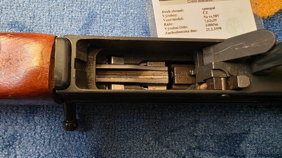 Znehodnoceny SA58 sklopka ve dreve - 3