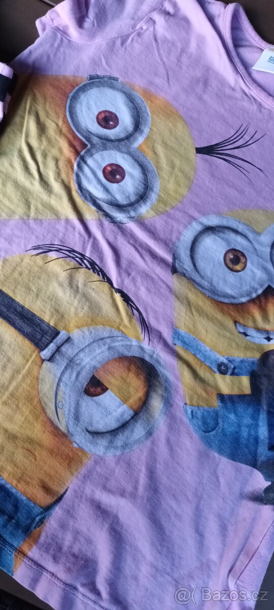 Dívčí pyžamo s Mimoněm vel. 4-6let - 3