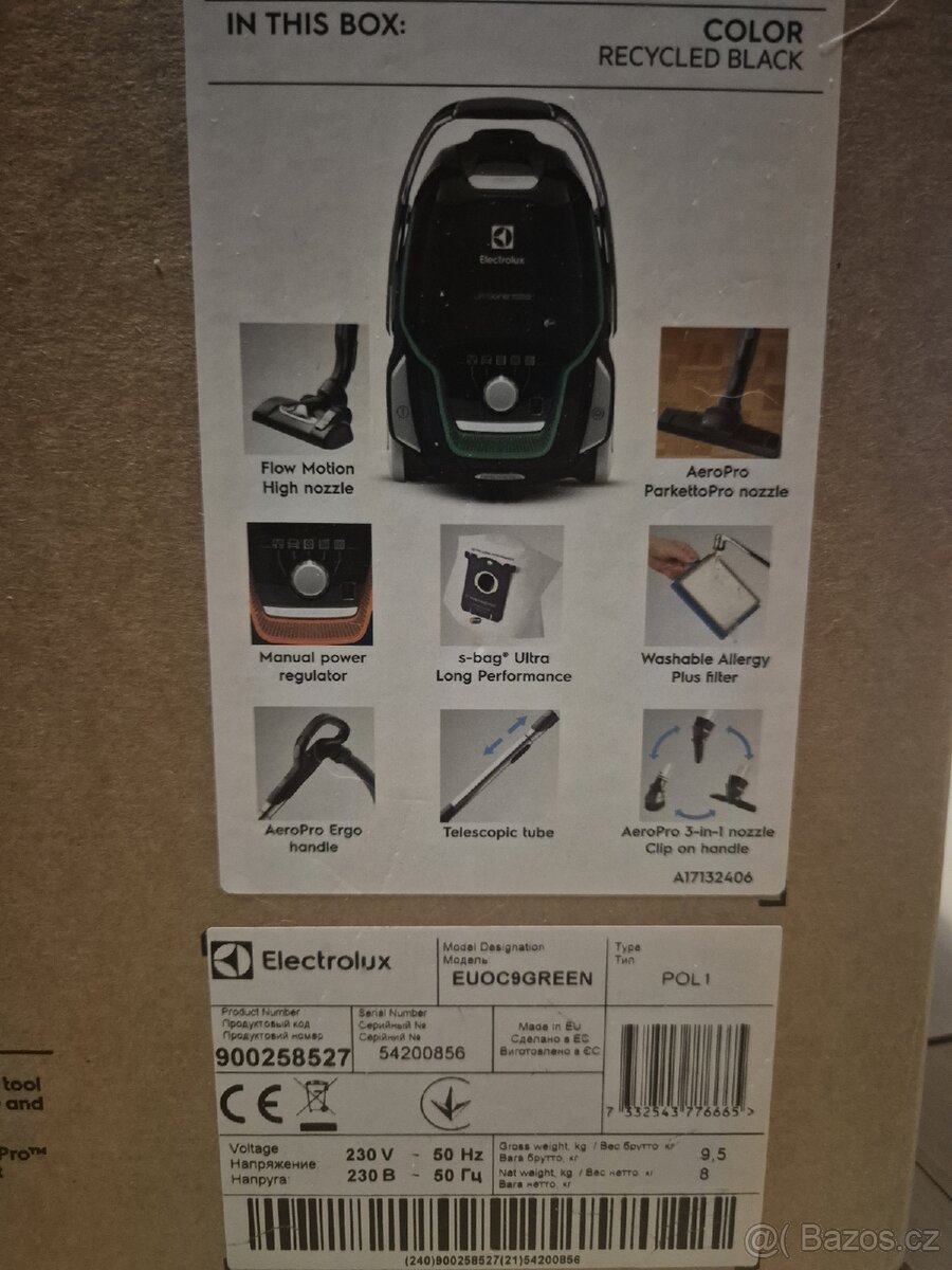 SÁČKOVÝ VYSAVAČ ELECTROLUX - 3