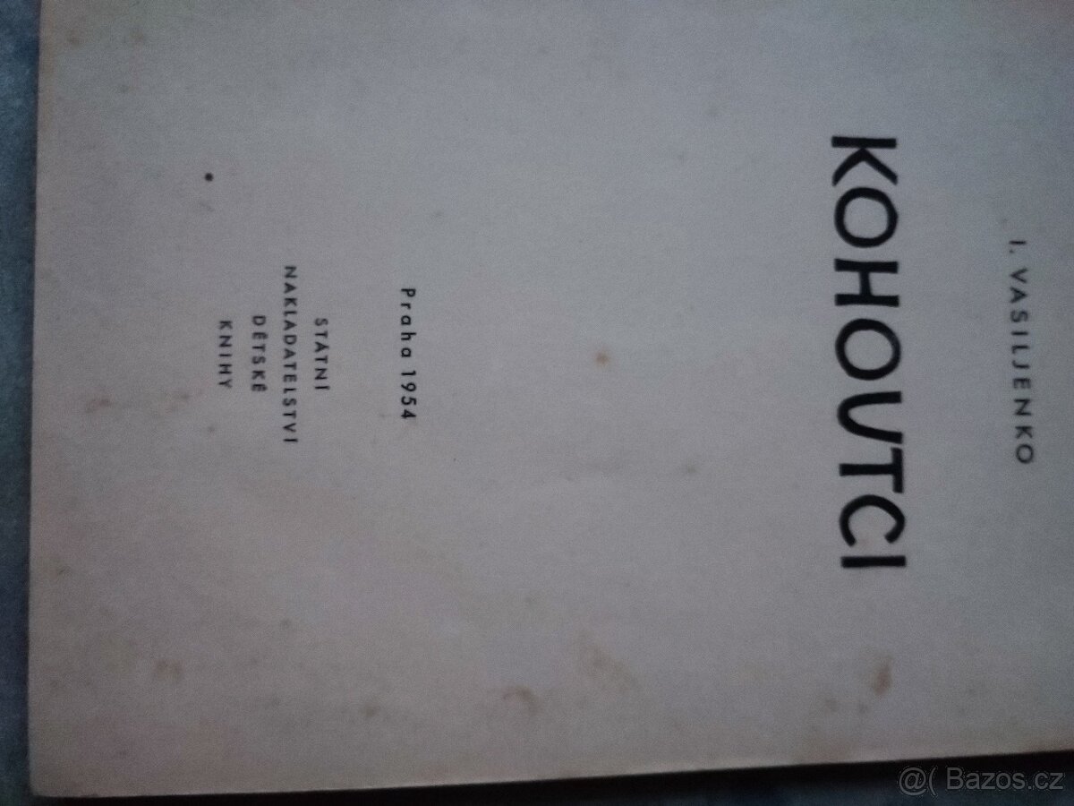 Kniha Kohoutci z roku 1954 - 3