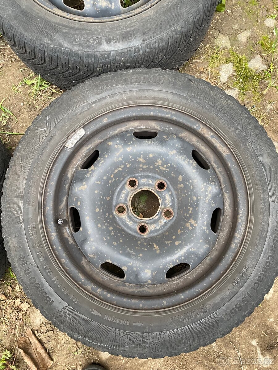 Prodám plechové disky 5x100 6Jx14 - 3